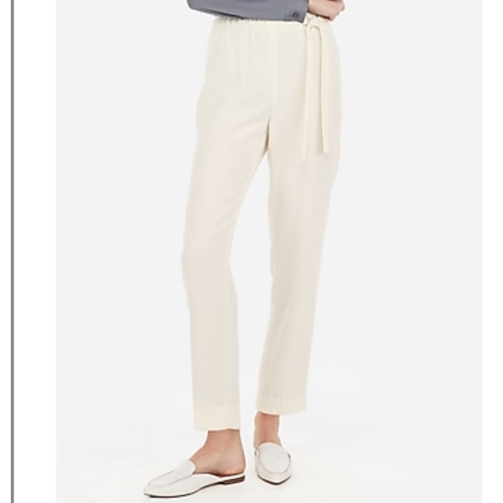 High Waist Ankle Waist Pants